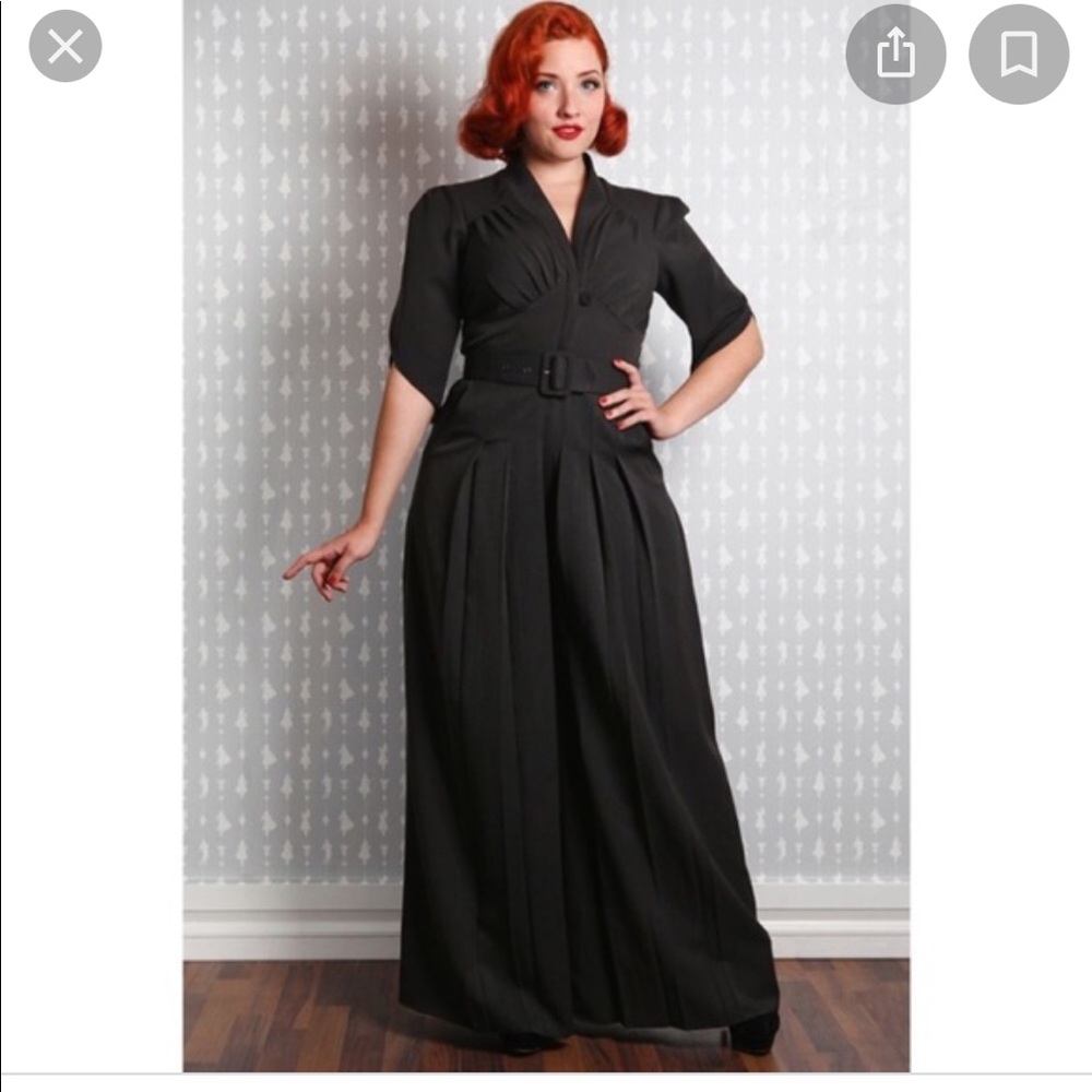 Miss Candyfloss, vintage inspired jumpsuit.